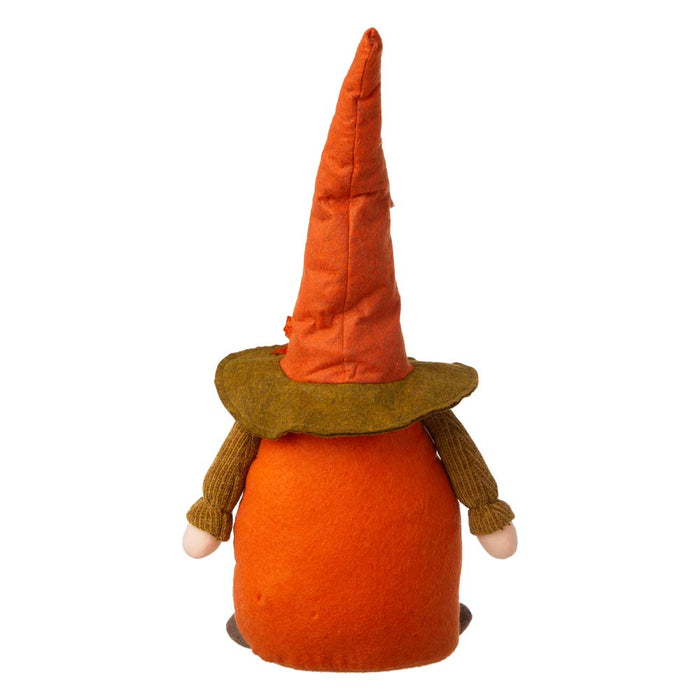 24"H Fall Fabric Gnome Standing Decor