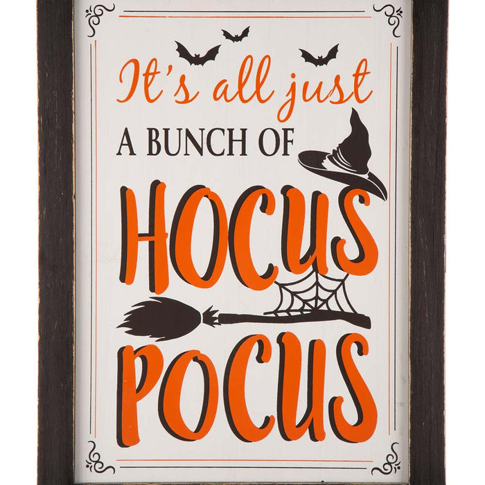24"H Halloween Wooden Sanding Easel Sign Decor or Hanging Decor (Two Function)