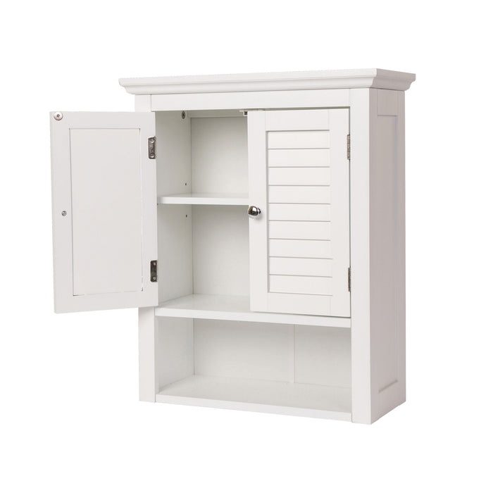 24"H Wooden Bathroom Wall Mounted Storage Cabinet