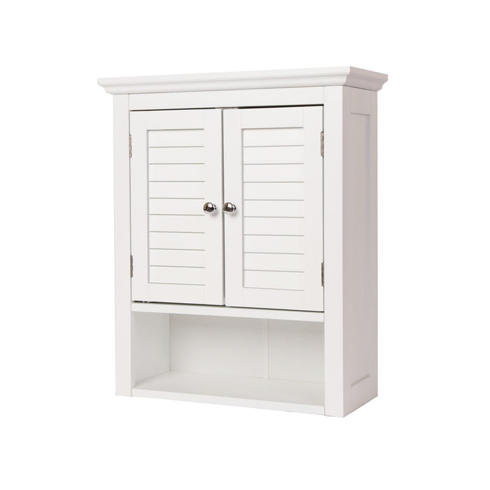 24"H Wooden Bathroom Wall Mounted Storage Cabinet