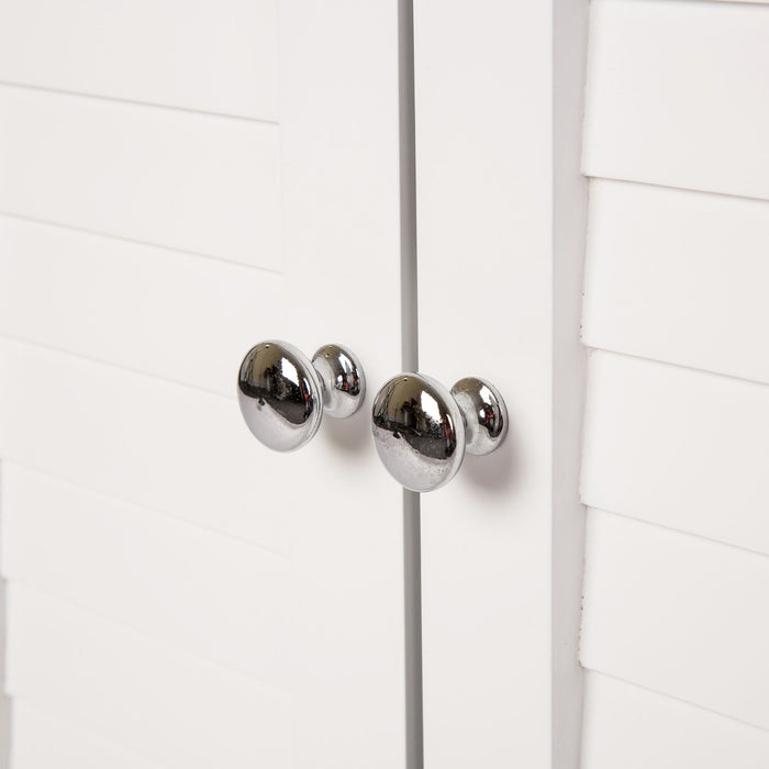 24"H Wooden Bathroom Wall Mounted Storage Cabinet