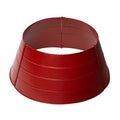 26"D Red Metal Tree Collar