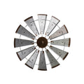 28.50"D Farmhouse Metal Galvanized Wind Spinner Wall Décor