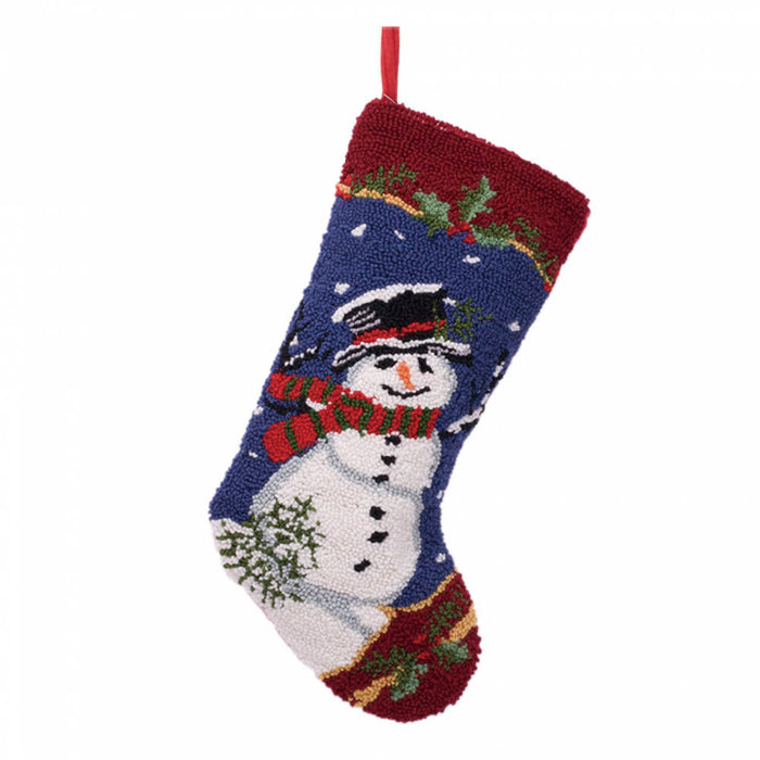 2PK  Hooked Stocking, Snowman