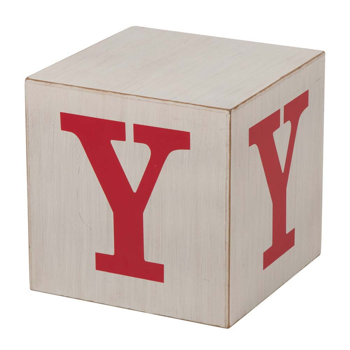 31.89"H Wooden Block Wording Porch Sign - JOY