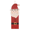 35.98"H Rusty Metal Santa Decor
