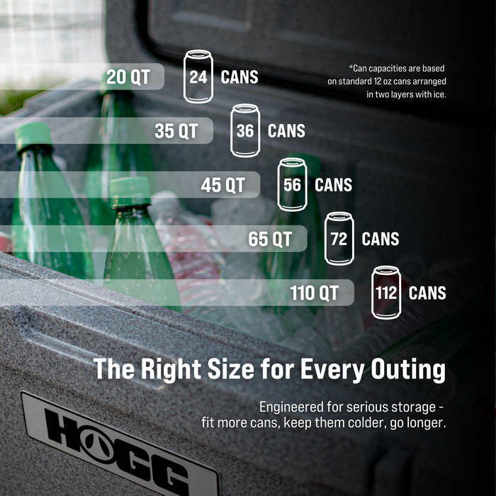 35qt Wheelie Hogg Coolers — Can Capacity