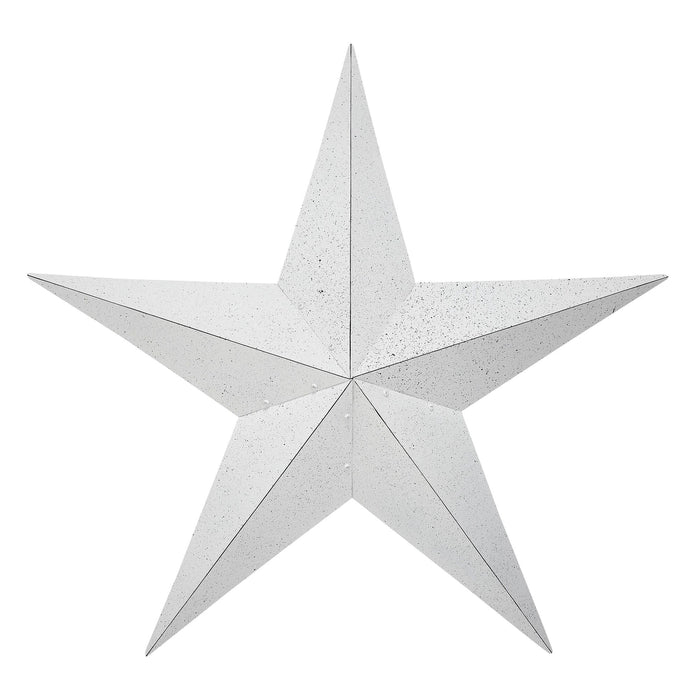 36" Speckled White Barn Star - Primitive Star Quilt Shop