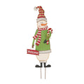 36.02"H Metal Snowman Yard Stake or Standing Decor or Wall Décor (Three Functions)