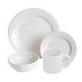 4 piece place setting American White