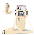 40oz Portable Tumbler Sleeve Bag w/ Strap & Hook - alternate angle | tumbler handle accessory