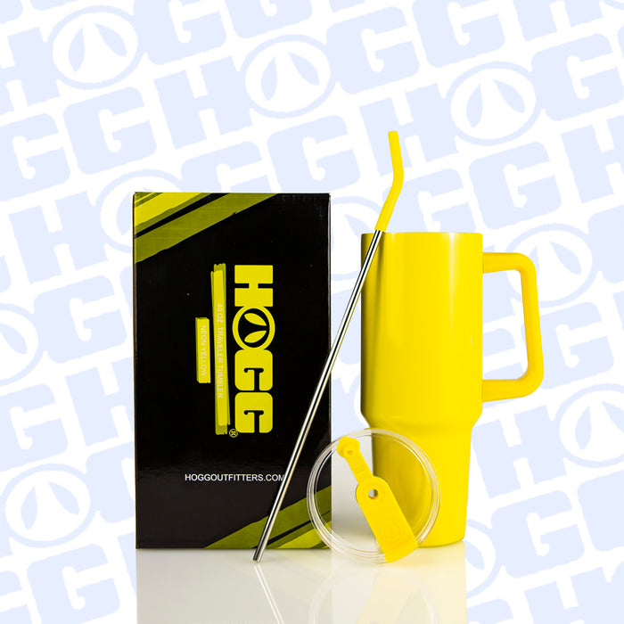 40oz Sublimatable Neon Traveler Tumbler Case (24 Units) - Neon Yellow | Yellow