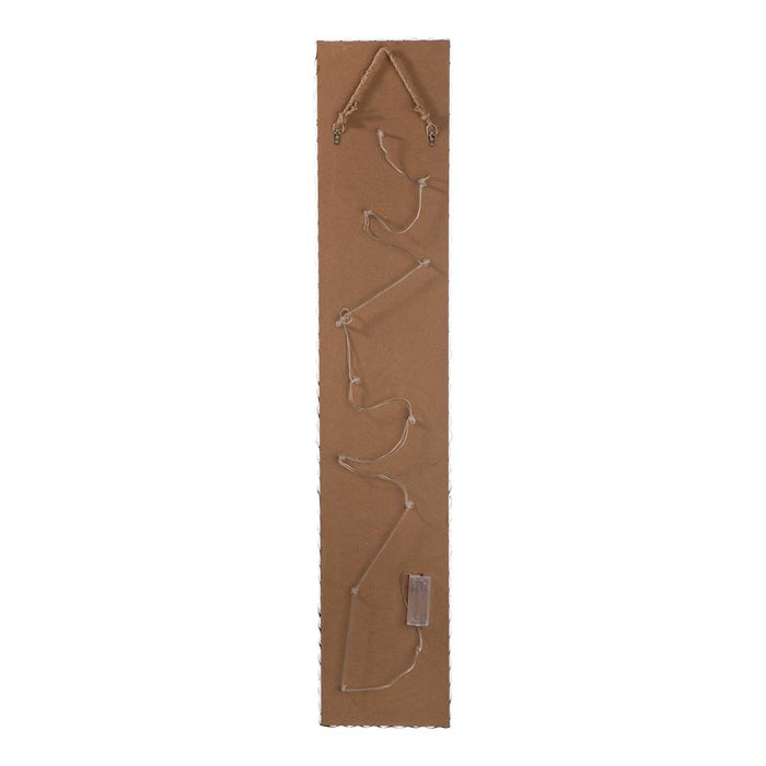 42"H Lighted Wooden Black "Merry CHRISTMAS" Porch Sign Board