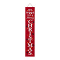 42"H Lighted Wooden Pet "CHRISTMAS" Porch Sign Board