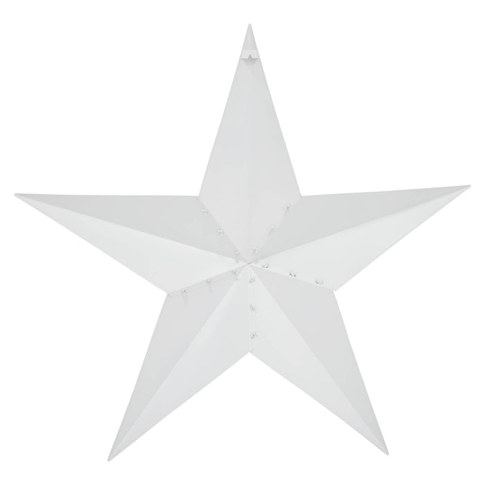 48" Speckled White Barn Star - Primitive Star Quilt Shop