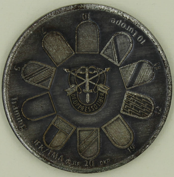 4th Annual Convention Special Forces Green Berets 1983 Cocoa Beach FL 31 Years Army Challenge Coin