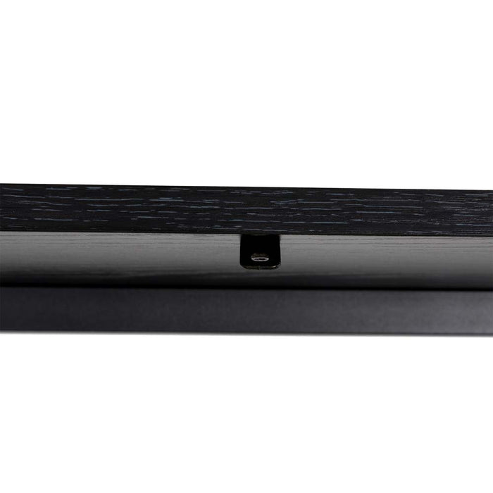 55"H Modern Industrial Black Wood/Metal 4-Tier Bookcases & Shelves