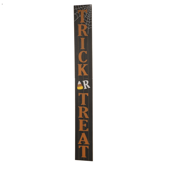 59.68"H Wooden Trick Or Treat Porch Sign (KD)