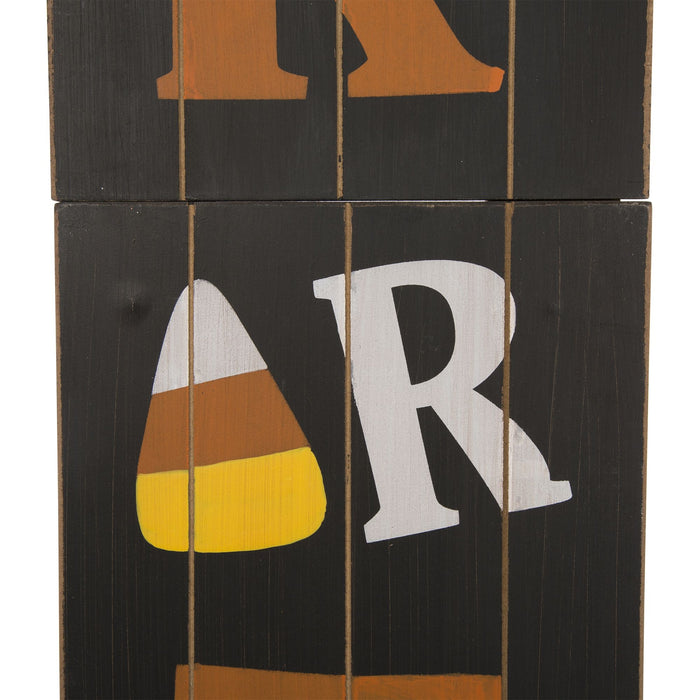 59.68"H Wooden Trick Or Treat Porch Sign (KD)