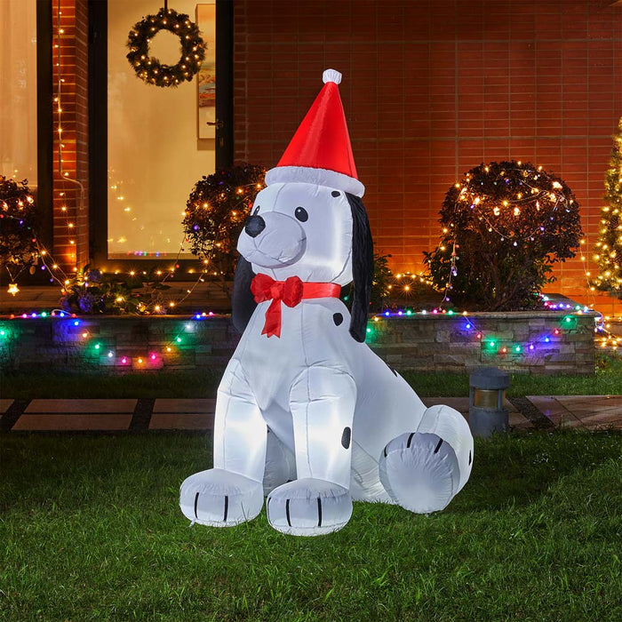 6 ft Lighted Inflatable Puppy Dog Décor