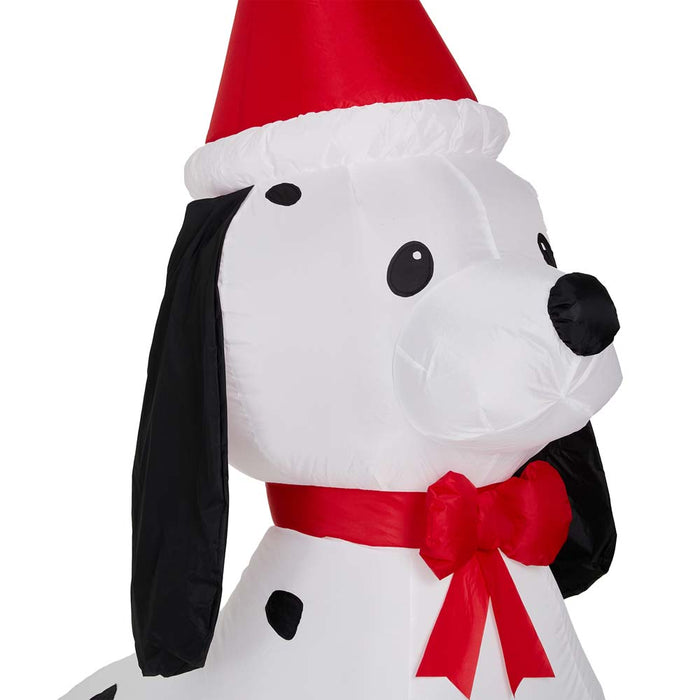 6 ft Lighted Inflatable Puppy Dog Décor