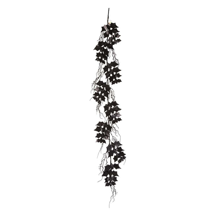 72"L Lighted Halloween Bat Garland