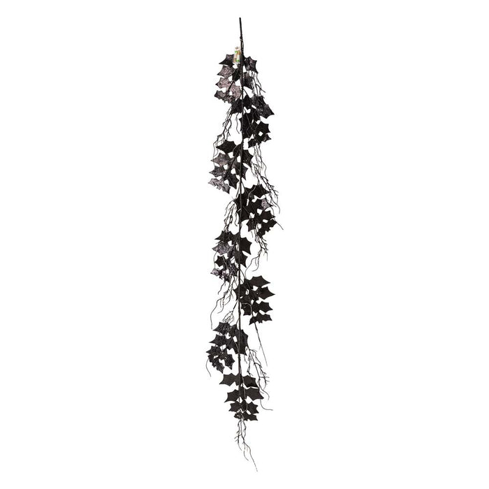 72"L Lighted Halloween Bat Garland