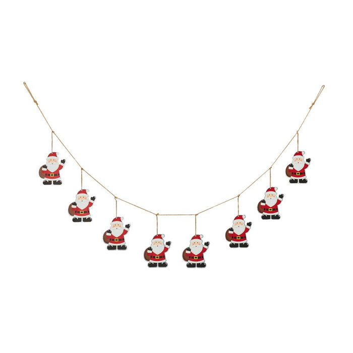 72"L Metal Christmas Santa Garland