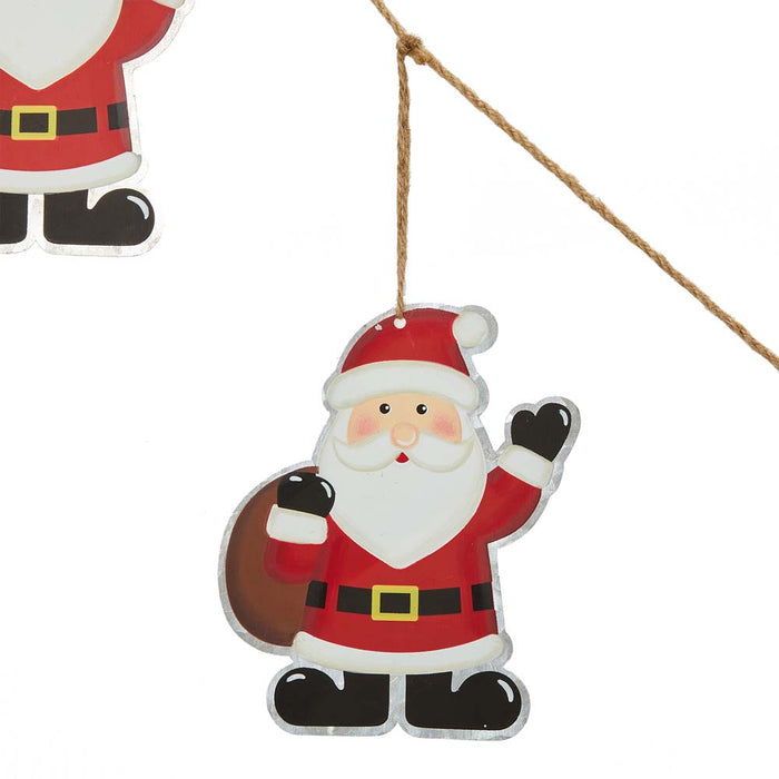 72"L Metal Christmas Santa Garland