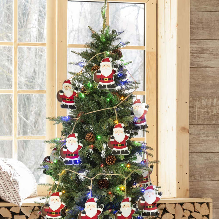 72"L Metal Christmas Santa Garland