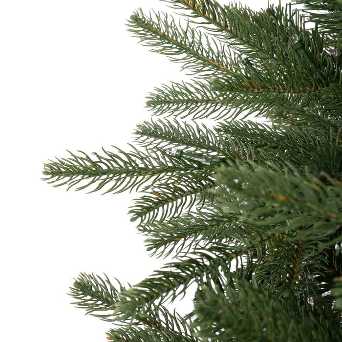 7ft Pre-Lit Green Fir Artificial Christmas Tree with 500 LED Lights