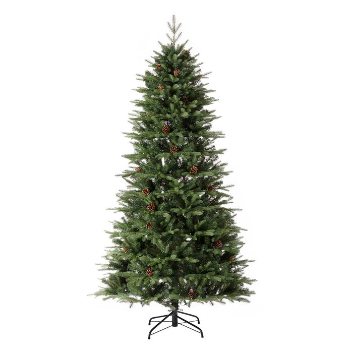 7ft Pre-Lit Green Fir Artificial Christmas Tree with 500 LED Lights
