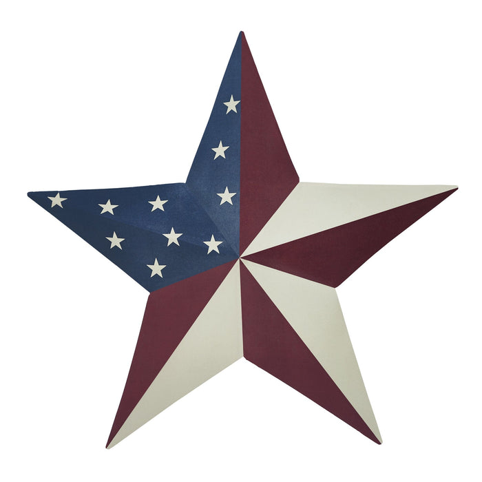 8" American Flag Barn Star - Primitive Star Quilt Shop