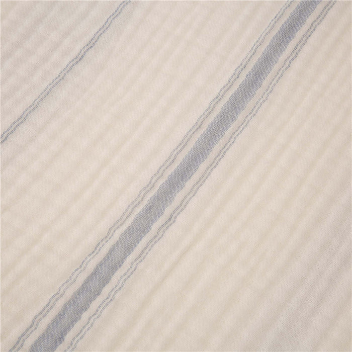 90"L X 90"W Full Queen Cotton Stripe Quilt