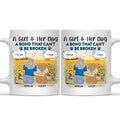 A Connection That Can’t Be Broken - Memorial Gift For Dog Lovers, Dog Mom, Dog Dad - Personalized Mug