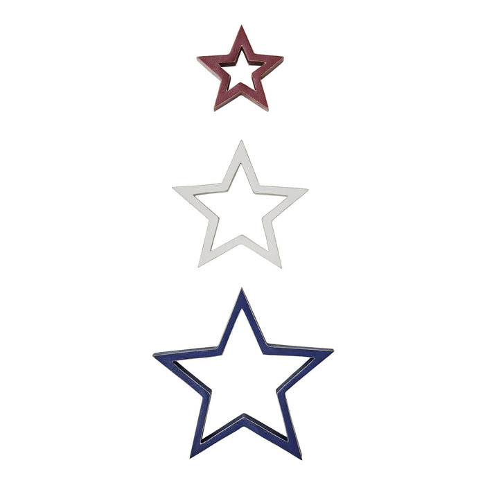 Americana Wooden Nested Stars - Primitive Star Quilt Shop