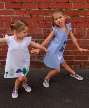 Andie Kids Dress Multi-Size Sewing Pattern - hard copy-Sewing Patterns-Style Arc-1-7-de Linum