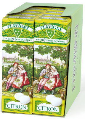 Anis de Flavigny Pocket-size box 18g original lemon