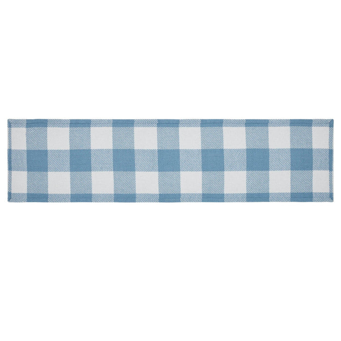 Annie Blue Buffalo Check Runner 12x48" - Primitive Star Quilt Shop