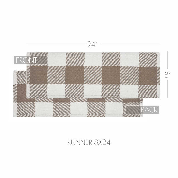 Annie Portabella Buffalo Check Runner 8x24" - Primitive Star Quilt Shop