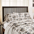 Annie Portabella Floral Ruffled King Pillow Case - Set of 2 - Primitive Star Quilt Shop