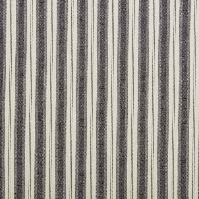 Ashmont Ticking Stripe Lined Prairie Swag Curtains - Primitive Star Quilt Shop