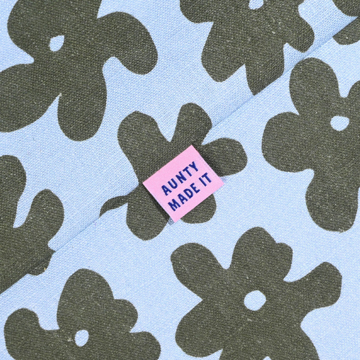 Aunty Made It woven KATM sewing labels for handmade clothes and DIY sewing projects