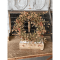 Autumn Bog Pimpernel Wreath 13" - Primitive Star Quilt Shop