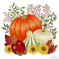 Autumn Pumpkins Flour Sack Towel