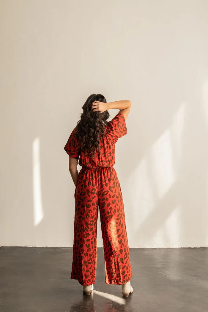 Avenir Jumpsuit Sewing Pattern – wide-leg, elastic waist jumpsuit with sleeve options (XS–7X)