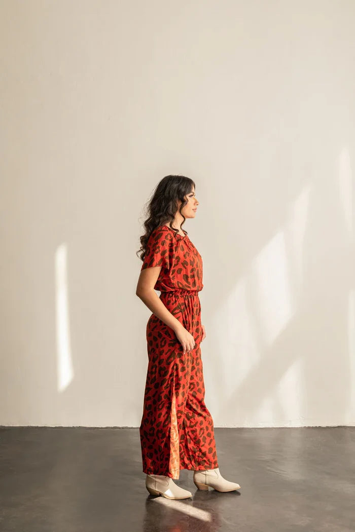 Avenir Jumpsuit Sewing Pattern – wide-leg, elastic waist jumpsuit with sleeve options (XS–7X)