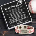 Baseball Bracelet - Baseball - To My Son - From Dad - I Will Always Be Your No.1 Fan - Gbzj16015