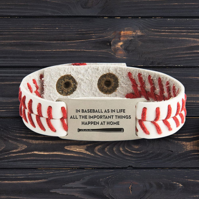 Baseball Bracelet - Baseball - To My Son - From Dad - I Will Always Be Your No.1 Fan - Gbzj16015