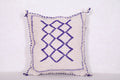 Beige square Pillow Kilim 18.1 INCHES X 18.8 INCHES - kilim pillow